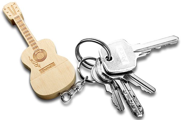 wooden guitar usb flash drive 2