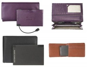 halo usb charger rfid wallets