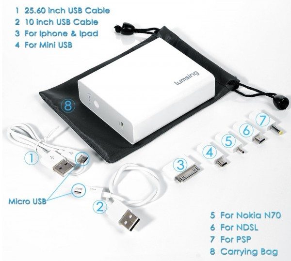 lumsing 11000mah battery 2