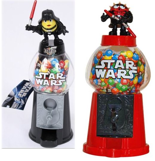 m and m star wars candy dispenser