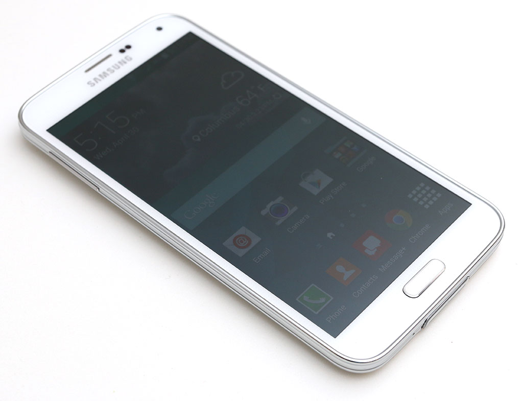 samsung s5 white front