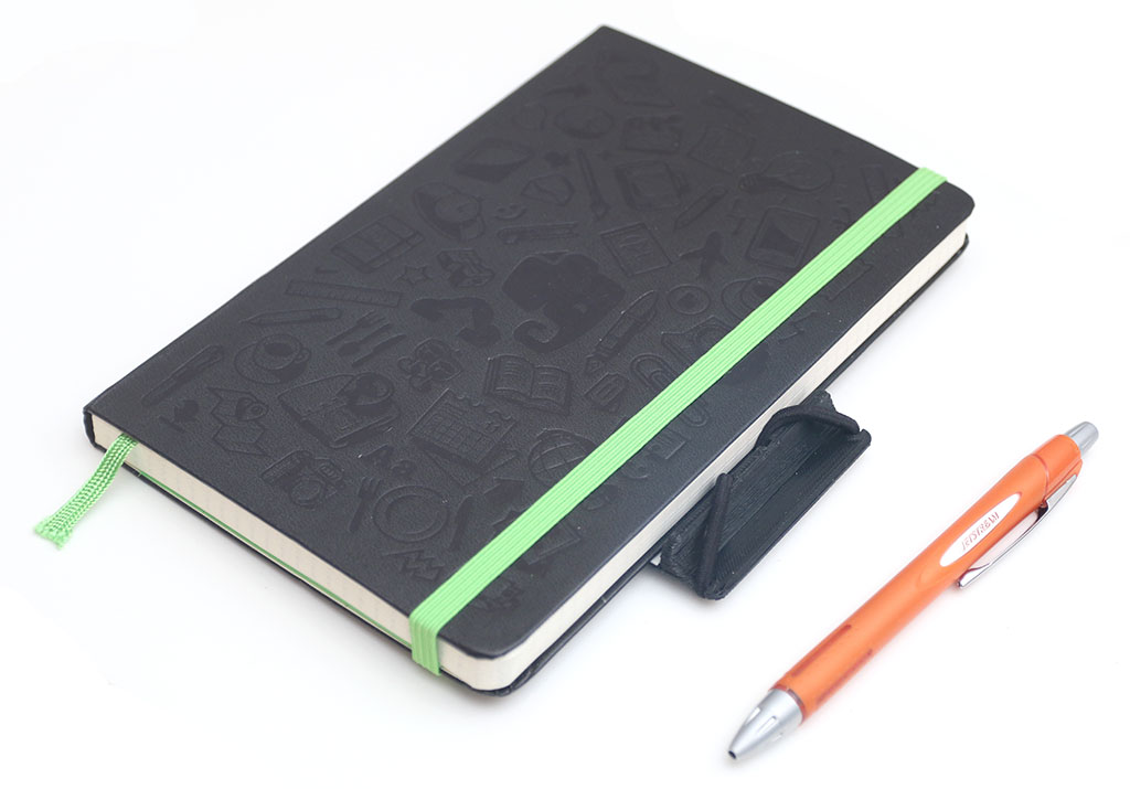 Sidekick 3D printed journal pen holder review - The Gadgeteer
