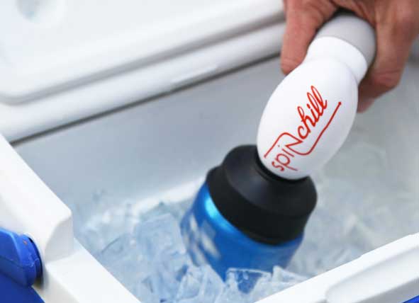 Spin Chill turns beverages cold in 60 seconds