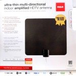 RCA Ultra-thin Multi-directional Indoor Amplified HDTV Antenna review