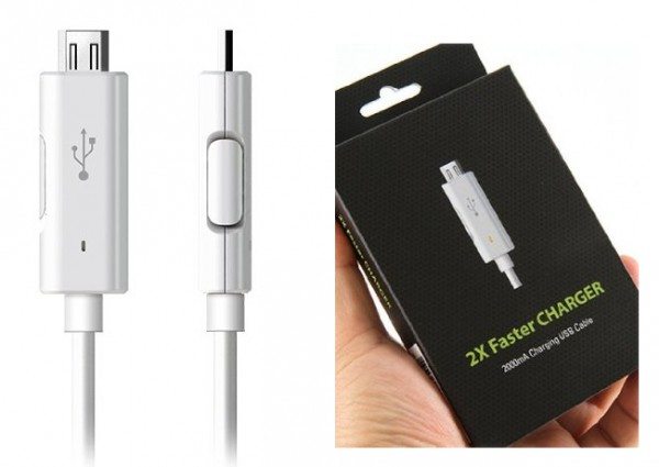 bench 2x charging cable