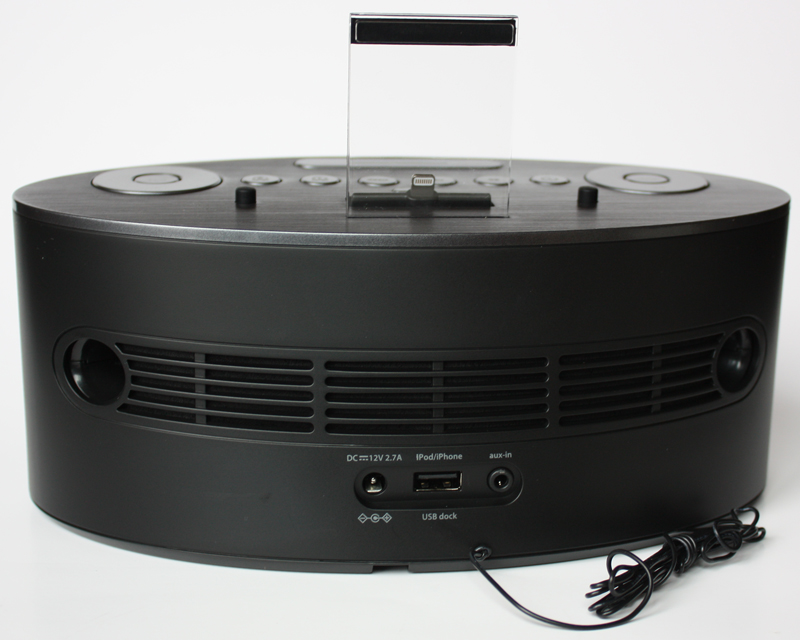 iHome iDL46 Dual Charging Stereo FM Clock Radio with Lightning Dock and