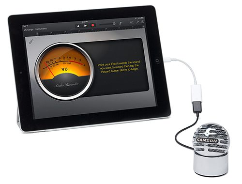 Samson Meteorite Mic iPad