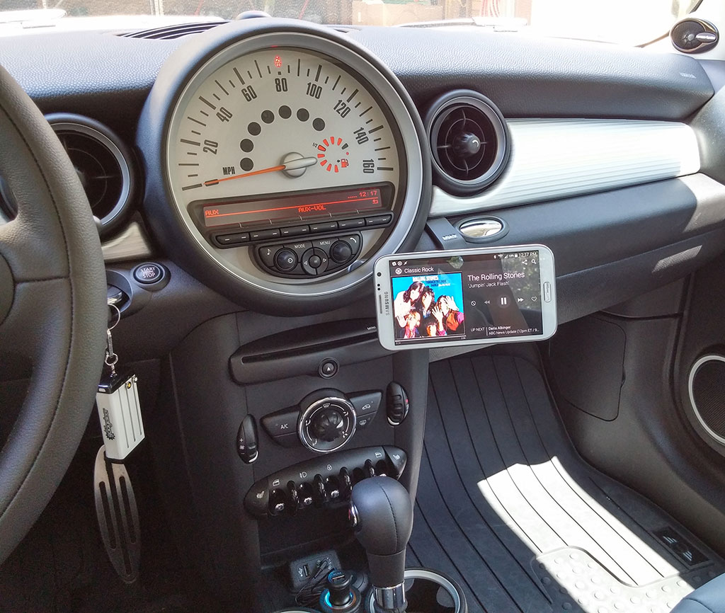 mini cooper iphone mount