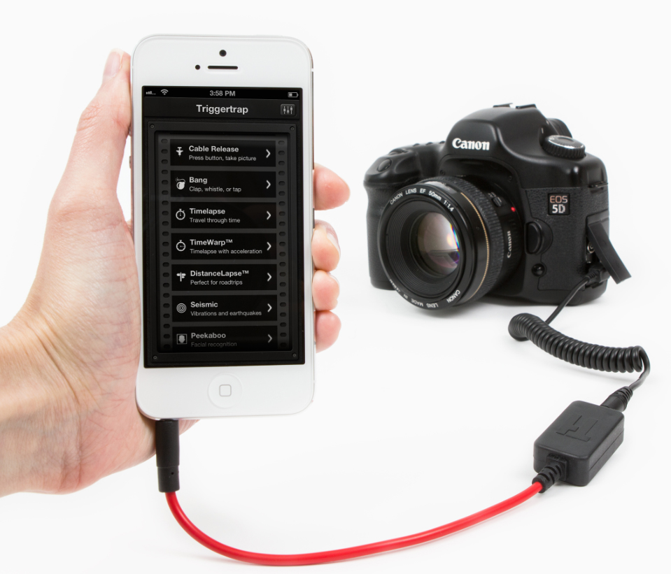 Use your smart phone or tablet as a remote shutter release for your DSLR The Gadgeteer