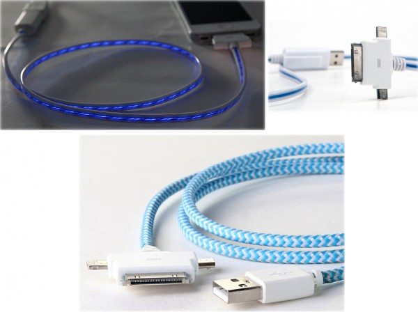 bloobury 3 in 1 cables