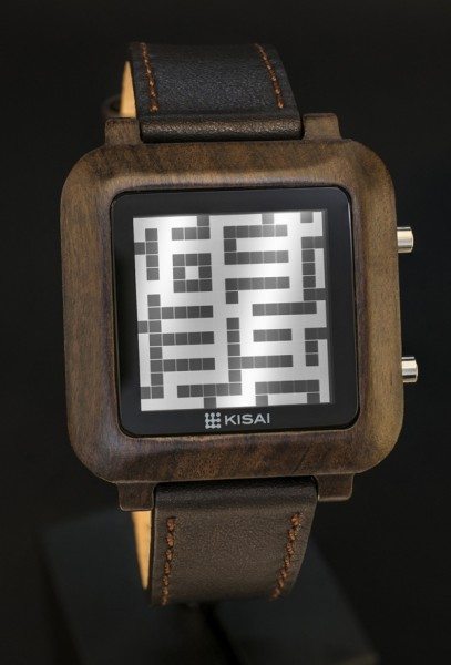 kisai maze wood watch 2
