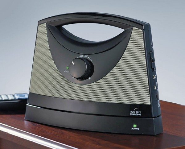 portable voice clarifying tv speaker