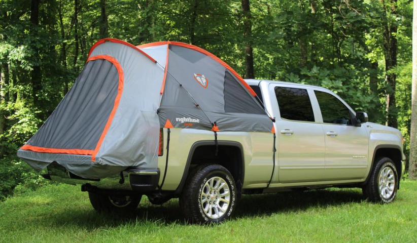 If you own a pickup truck, you'll have a dry, covered place to sleep in ...