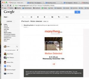Manything cloud based security camera iOS app review - The Gadgeteer
