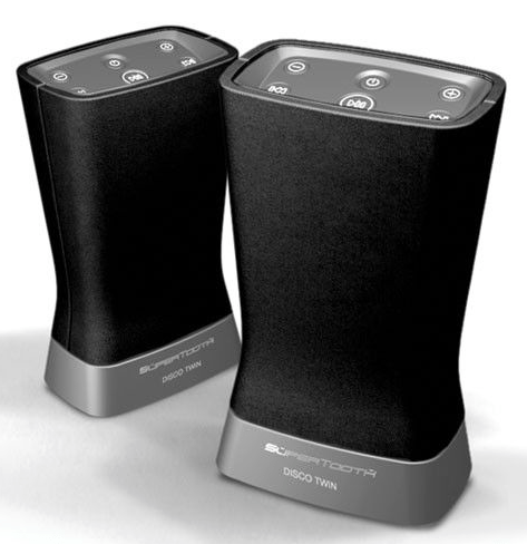 Twin best sale bluetooth speakers