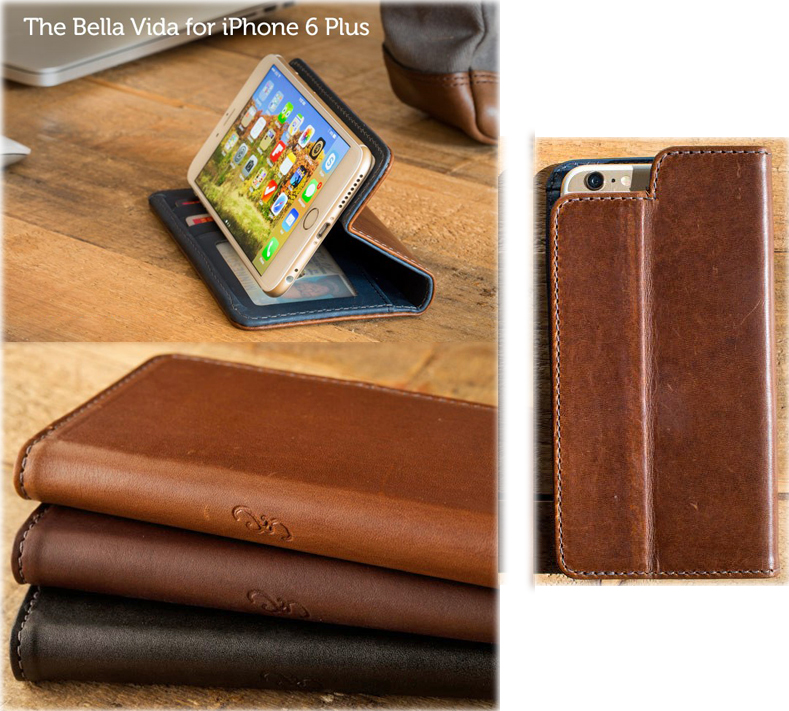 Your iPhone 6 Plus will live the Bella Vida in this folio wallet case ...
