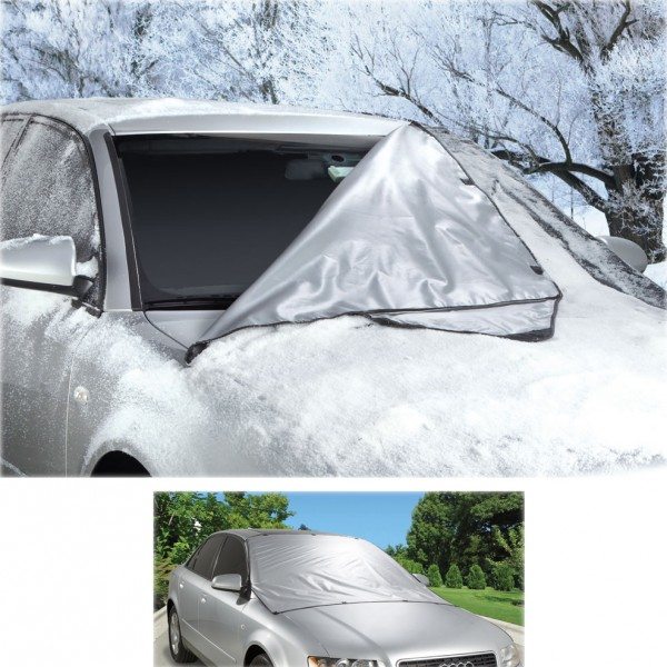 quick removal windshield snow removal tarp