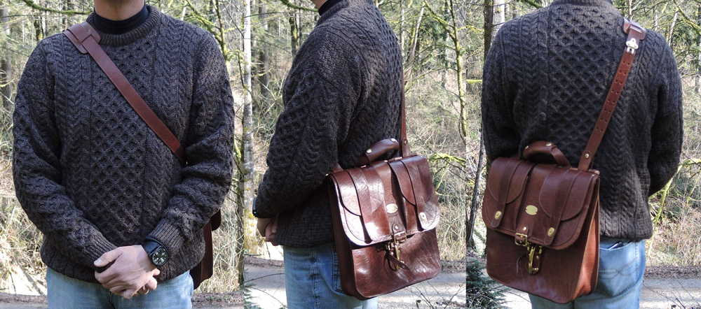 Col. Littleton No. 37 Satchel in American buffalo review - The Gadgeteer