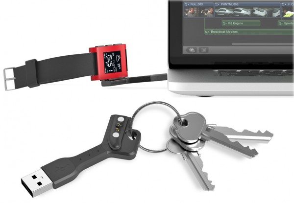 nomadkey charging cable pebble watch