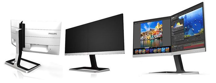 merger chant Dairy products Two 19 inch monitors + one stand = the new Philips Two-in-One Monitor - The  Gadgeteer