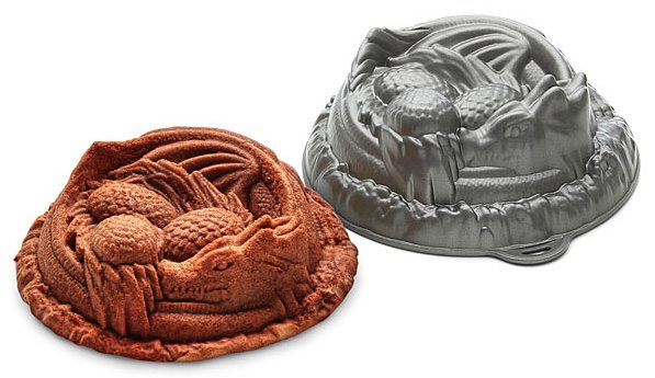 dragon cake pan thinkgeek