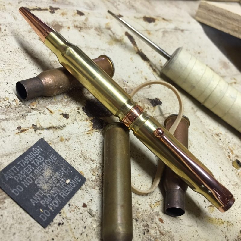 High Caliber Craftsman turns bullet casings into durable, elegant ...
