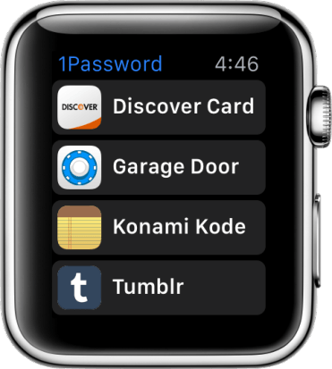 agilebits 1password for apple watch 1