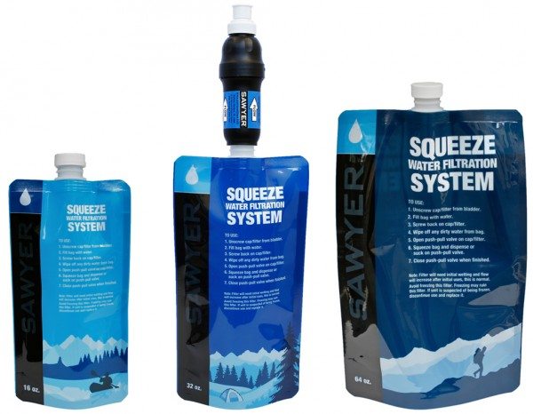 squeeze water filtration system