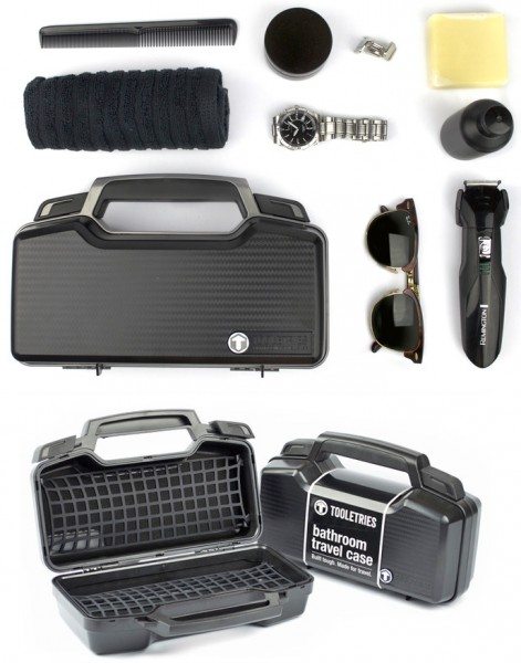 tooletries hard side travel kit