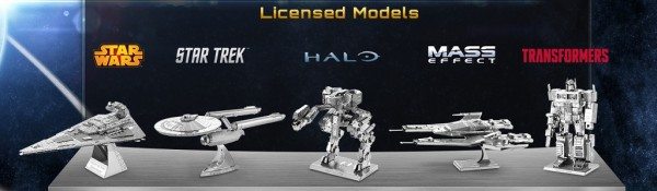 Fascinations Metal Earth Licensed Models