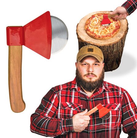 axe pizza cutter