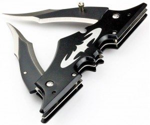 batman dual bladed knife