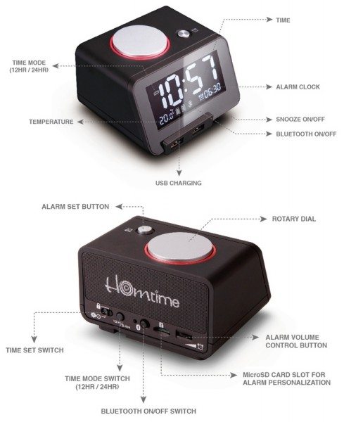 homtime c1pro alarm clock