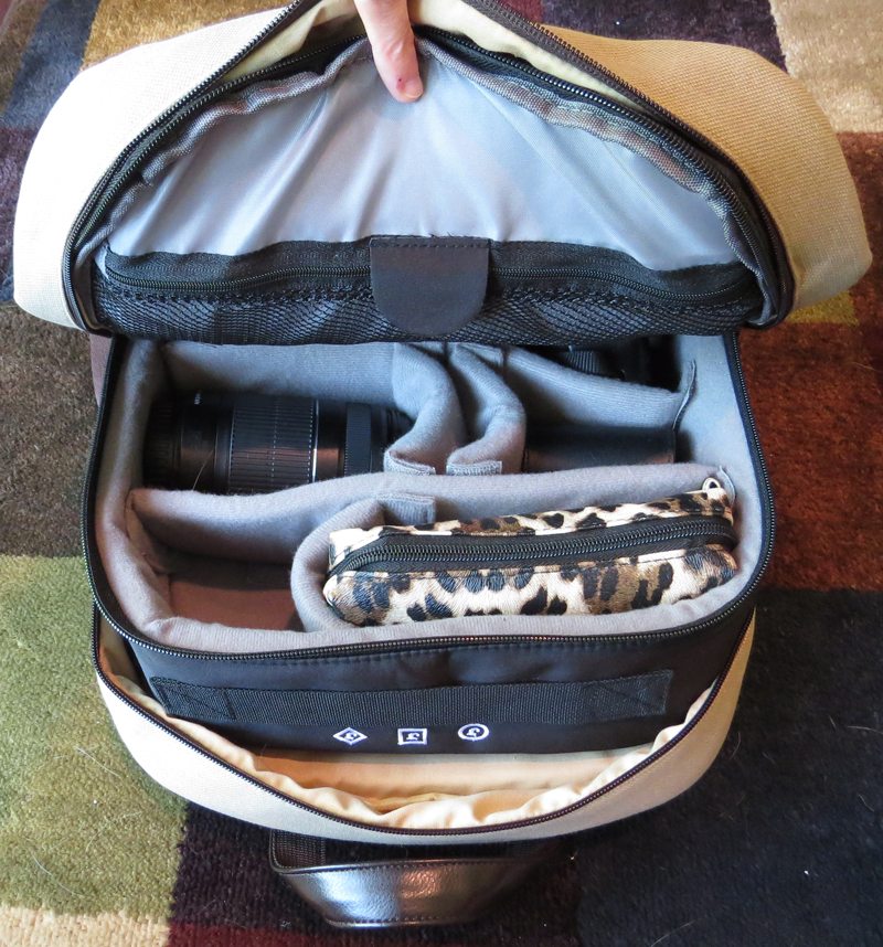 JillE laptop backpack & camera insert review The Gadgeteer