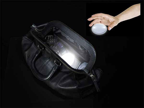 This smart bag with an automatic internal light will put your