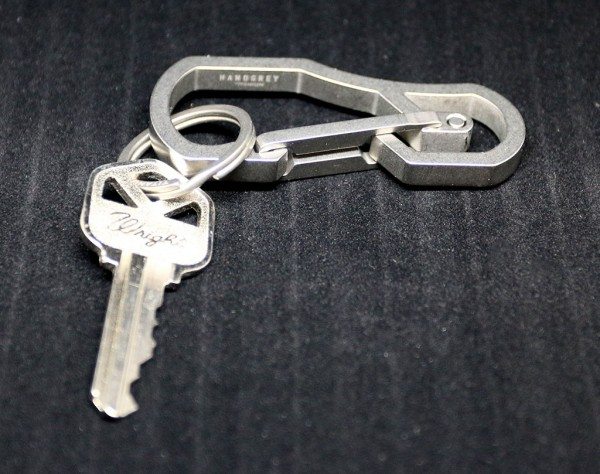 HANDGREY™ : Quick Release Titanium Keychain Carabiner by THANASIT