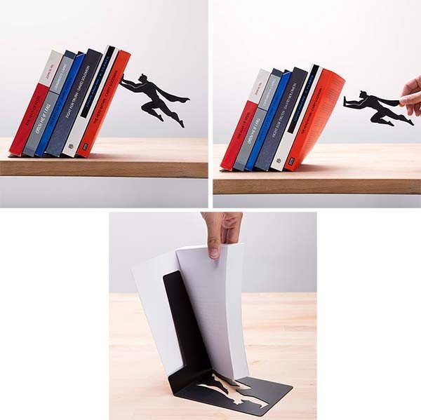 superhero-bookend