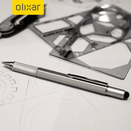 Olixar HexStyli 6-in-1 Stylus Pen - Silver