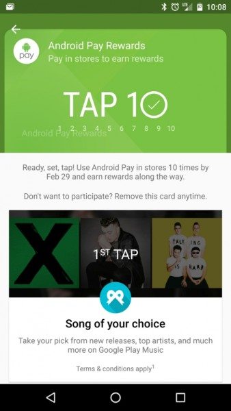 google tap10 offer