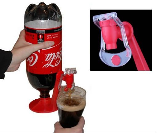 Turn a 2-liter bottle of cola into a soda fountain for less than $5 - The  Gadgeteer