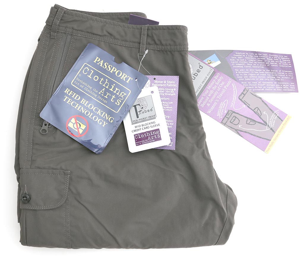 Pick-Pocket Proof® Convertible Travel Pants - Clothing Arts