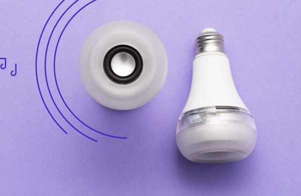 Twist LED light speaker