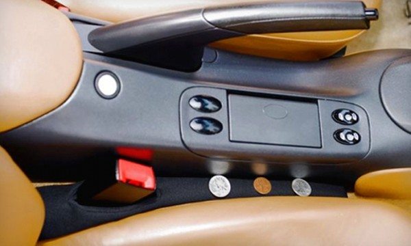 Never lose your stuff again between the driver seat or passenger seat of  your car and the center console - The Gadgeteer