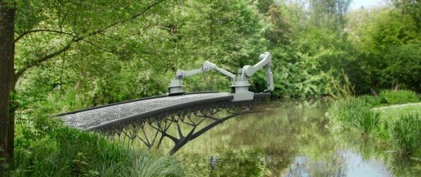 mx3d 3D printed steel bridge