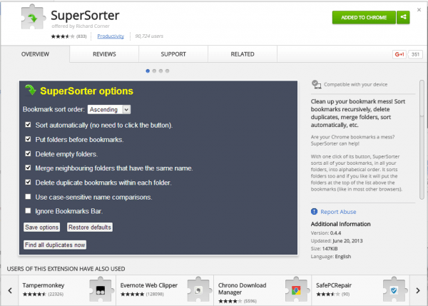 supersorter-extension