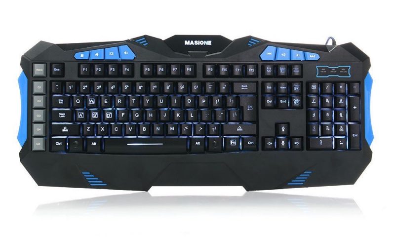 Masione LED USB Gaming Keyboard Review - The Gadgeteer