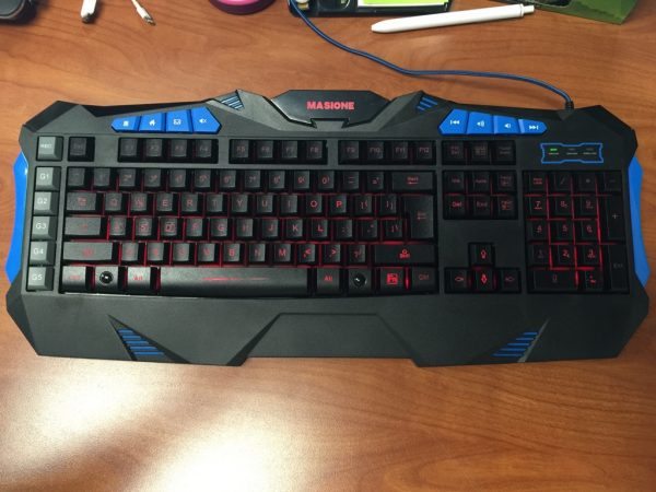 Masione LED USB Gaming Keyboard Review - The Gadgeteer