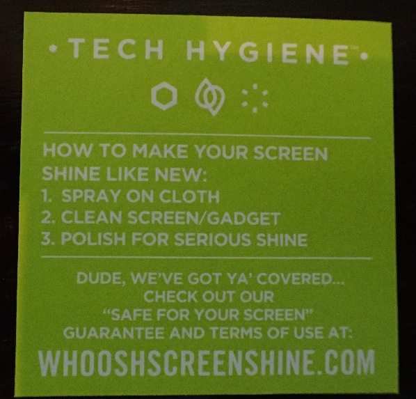 WHOOSH! Screen Shine POCKET – A & M Digital Technologies, LLC