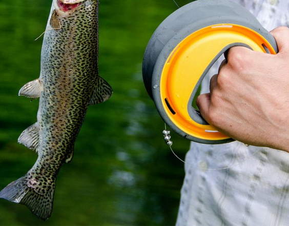 Squiddies Flip Reel is minimalist fishing without a bulky rod - The  Gadgeteer