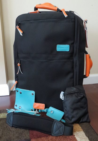 Standard luggage carry on backpack outlet review